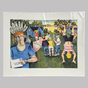 Jussi Taipaleenmäki lithograph 2, signed, numbered, SE