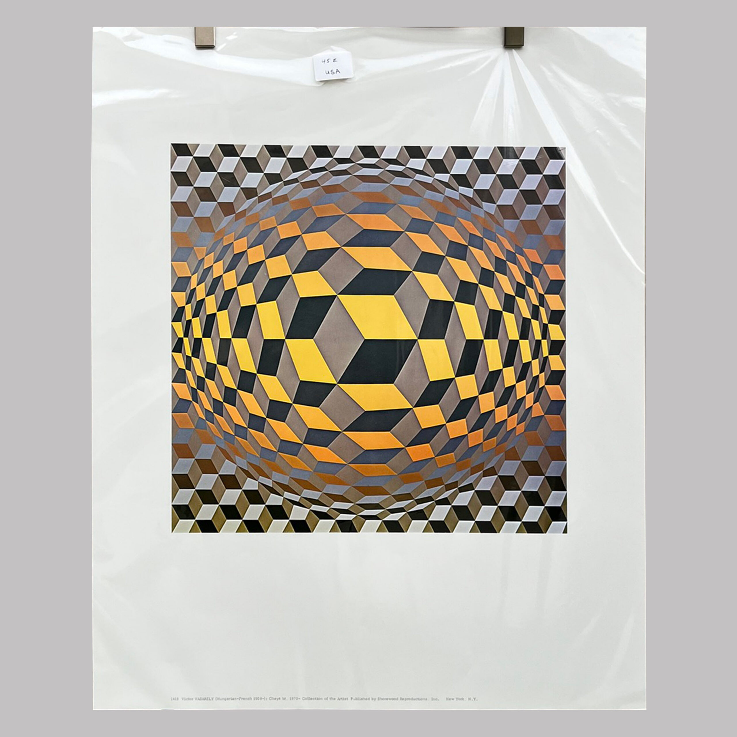 Victor Vasarely - Geometric Composition , USA