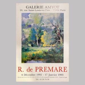 R. de Premare, Galerie Amyot, 1992, FR