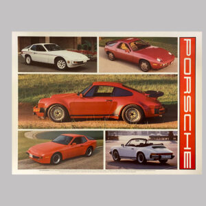 Concours series poster, Porsche No. 1, 1982, USA