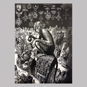 Untitled (Monkey over the City), Arnold Hagström, 2022, SE